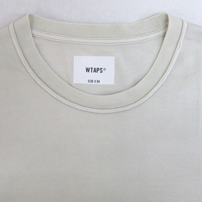 WTAPS 21AW Long Sleeve Cotton T-Shirt Off-White Size 04