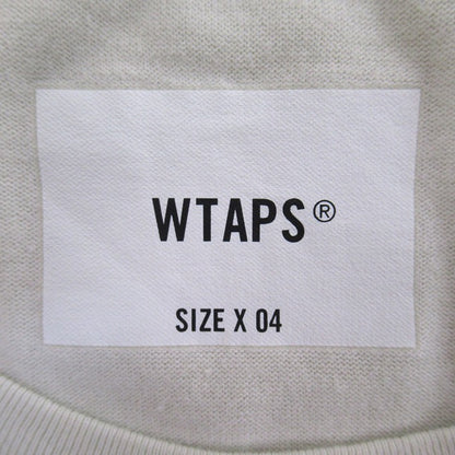 WTAPS 21AW Long Sleeve Cotton T-Shirt Off-White Size 04