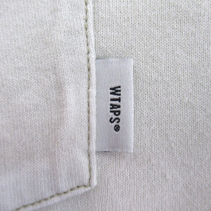 WTAPS 21AW Long Sleeve Cotton T-Shirt Off-White Size 04
