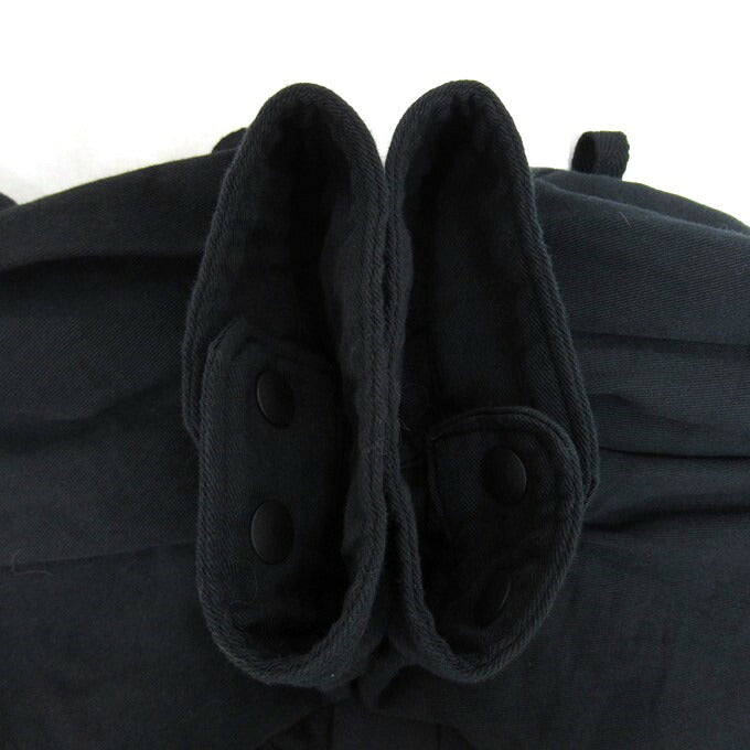 WTAPS 25AW CHAMBER Long Sleeve Twill Hoodie Black Size 04