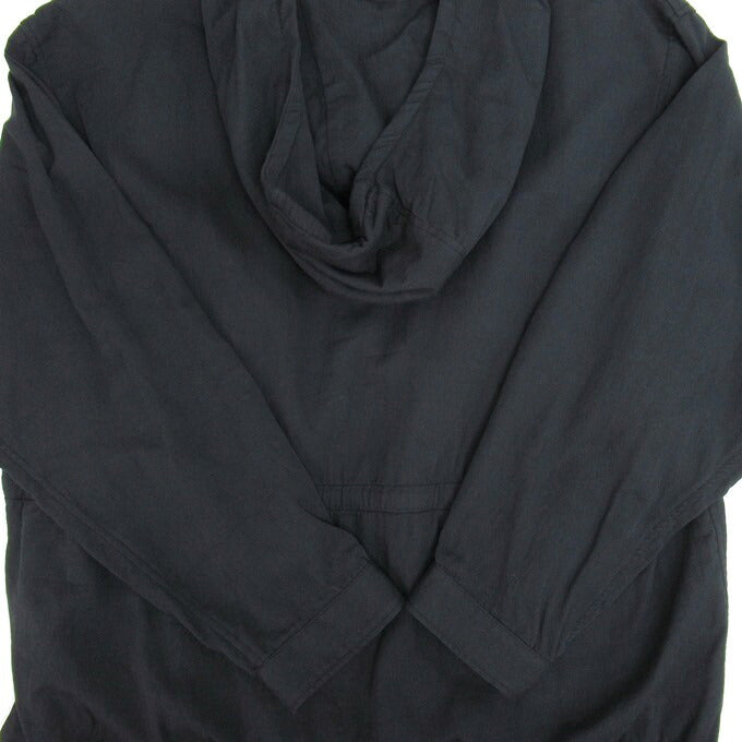 WTAPS 25AW CHAMBER Long Sleeve Twill Hoodie Black Size 04