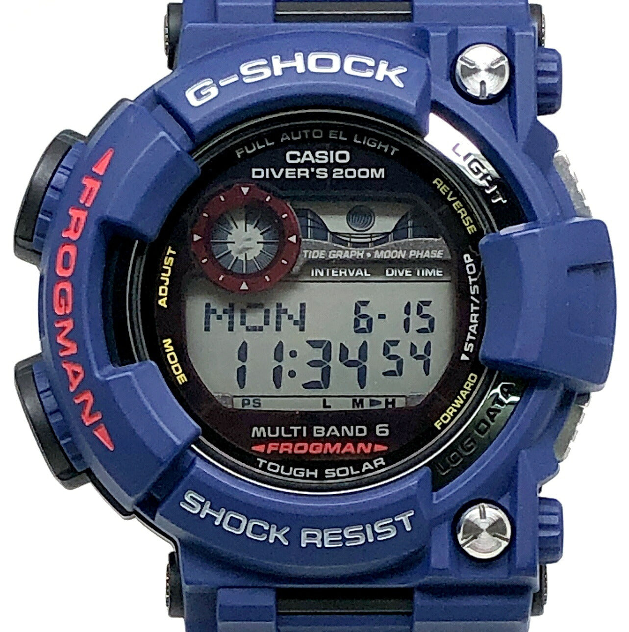 G-SHOCK Frogman Men In Navy Tough Solar Watch Size ONE SIZE