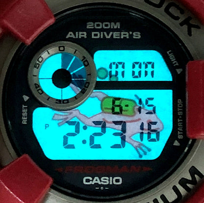 G-SHOCK DW-8201GF-4 Frogman Metallic Red Watch Size ONE SIZE