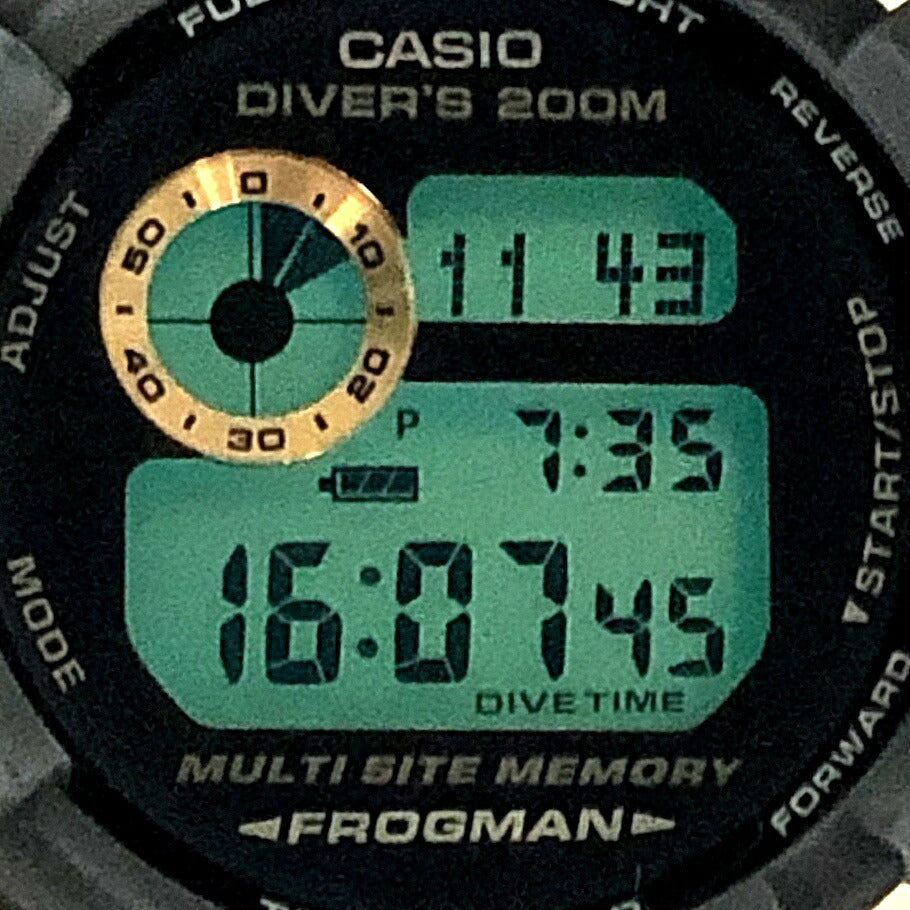 G-SHOCK 25th Anniv Frogman Dawn Solar Watch Size ONE SIZE