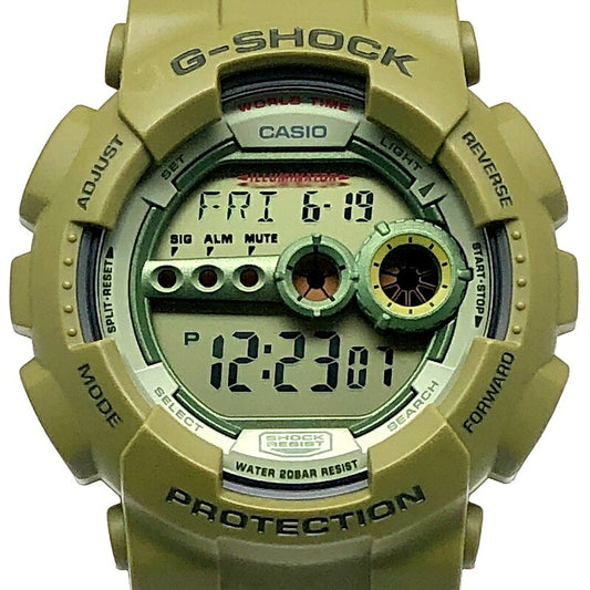 G-SHOCK GD-100PS-3 MAN BOX Khaki Digital Watch Size ONE SIZE