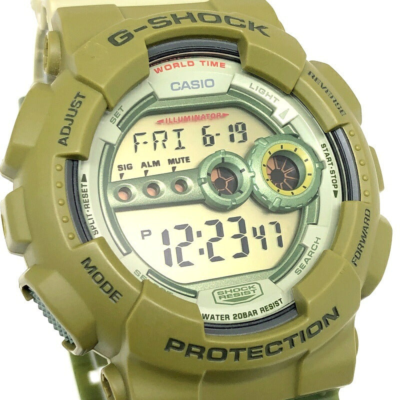 G-SHOCK GD-100PS-3 MAN BOX Khaki Digital Watch Size ONE SIZE