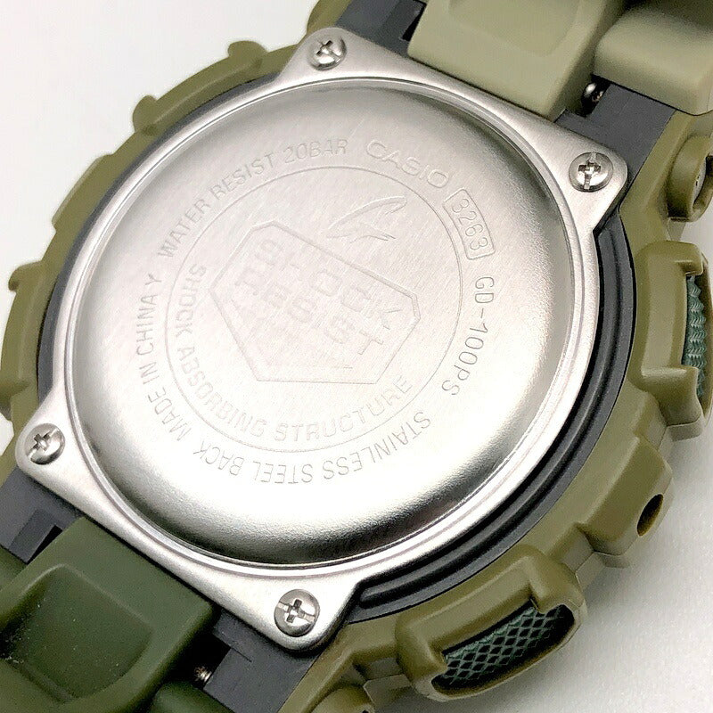 G-SHOCK GD-100PS-3 MAN BOX Khaki Digital Watch Size ONE SIZE