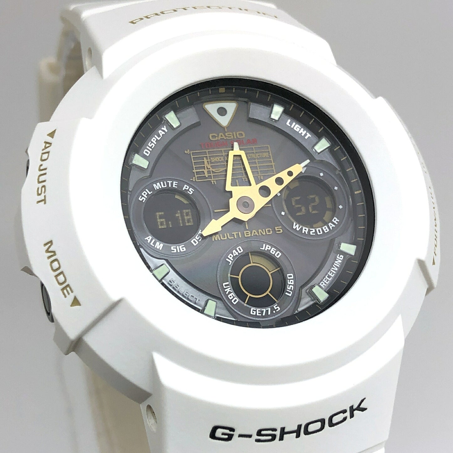 G-SHOCK 25th Anniv Rising White Solar Watch Size ONE SIZE