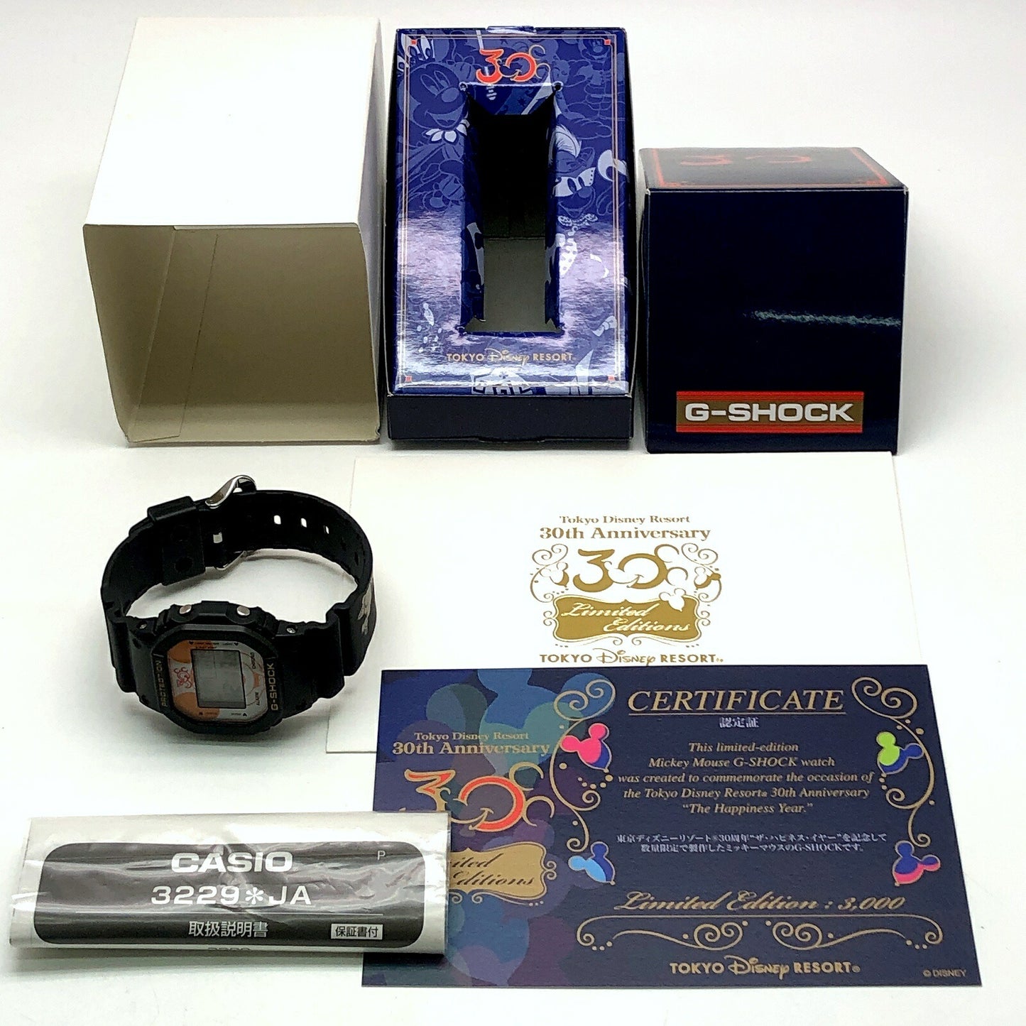 G-SHOCK Disney Resort 30th Mickey Print Watch Size ONE SIZE