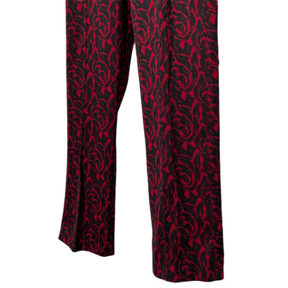 BARACUTA x Needles 23SS Jacquard Track Pants Red Sweatpants Size M