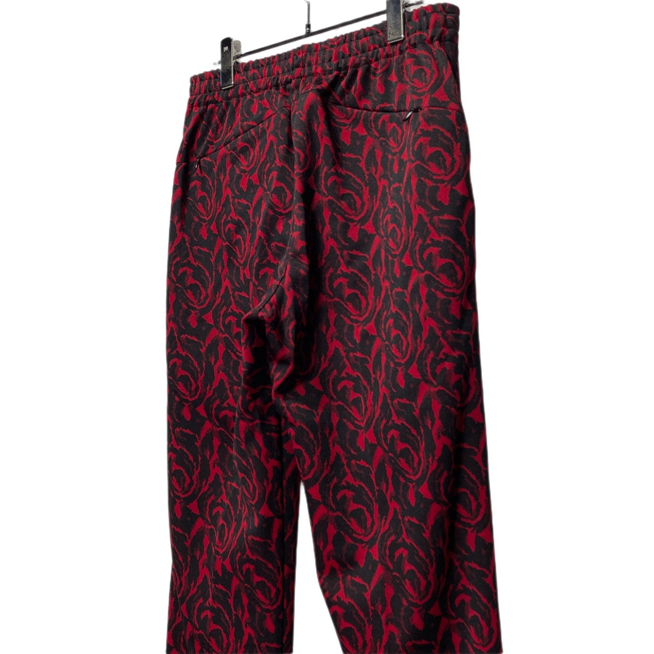 BARACUTA x Needles 23SS Jacquard Track Pants Red Sweatpants Size M