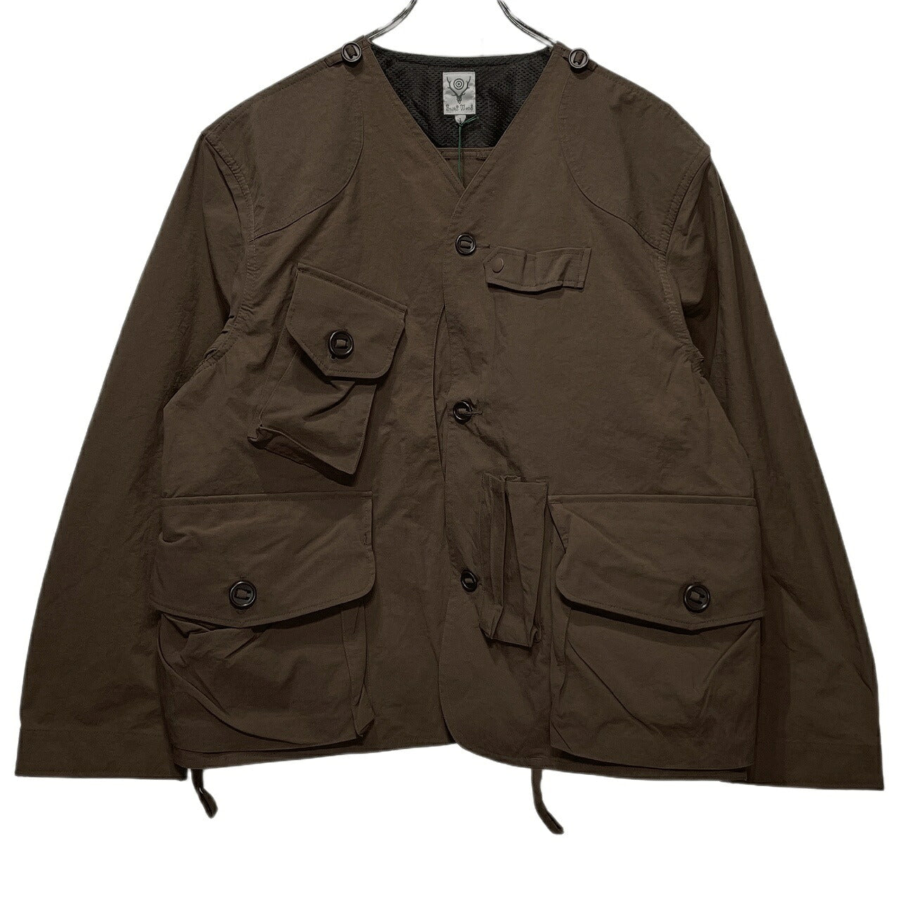 South2 West8 Tenkara Nylon Oxford Jacket Brown Size L