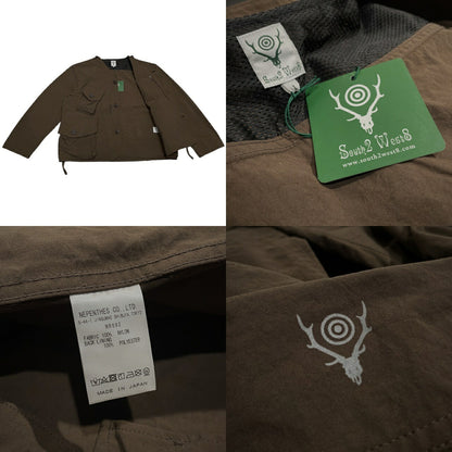 South2 West8 Tenkara Nylon Oxford Jacket Brown Size L
