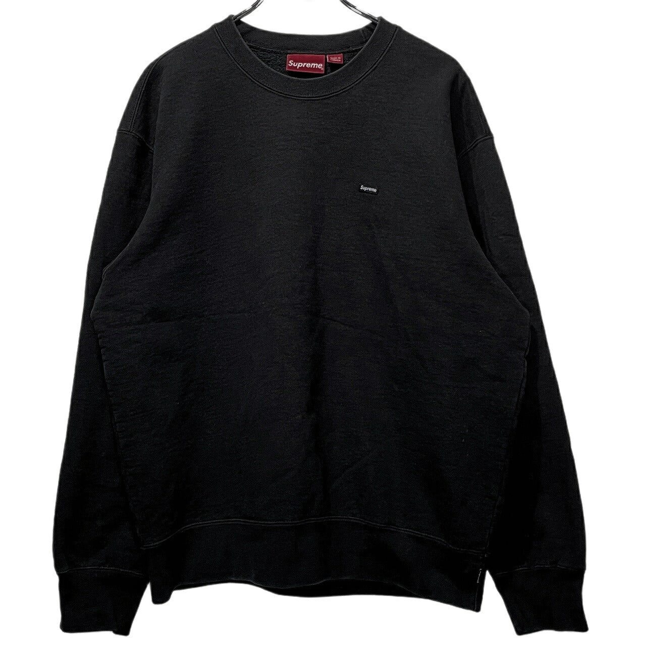 Supreme Small Box Crewneck Black Sweatshirt Size M