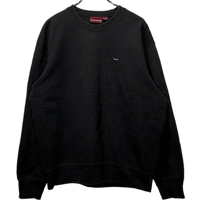 Supreme Small Box Crewneck Black Sweatshirt Size M