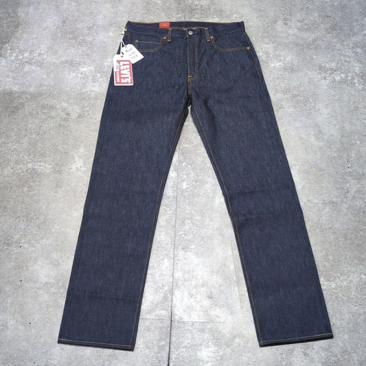 LEVI'S LVC 1966 501 Double Name Selvedge Jeans Blue Size W34