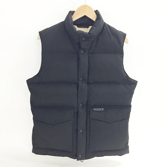 WOOLRICH Aleutian Black Down Vest Size USA