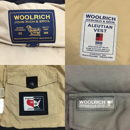 WOOLRICH Aleutian Black Down Vest Size USA