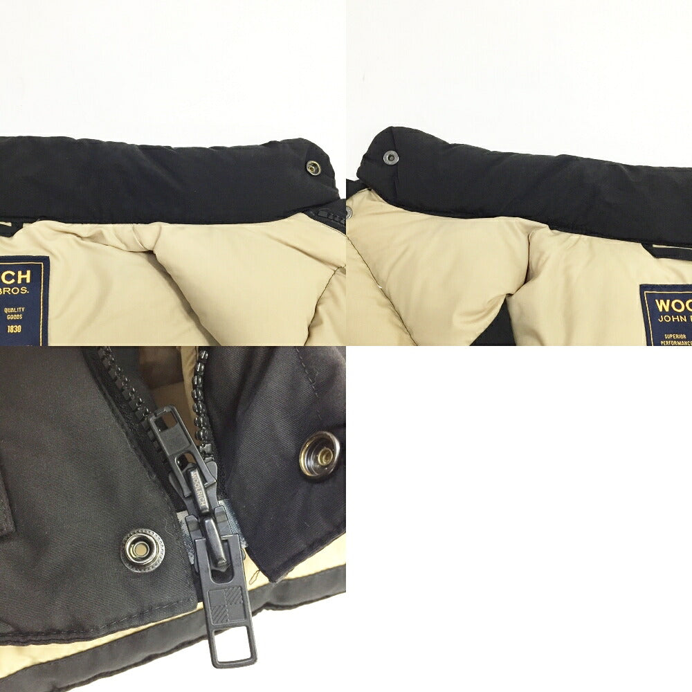 WOOLRICH Aleutian Black Down Vest Size USA