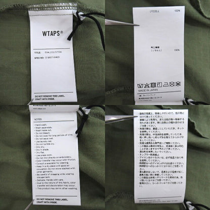 WTAPS 22SS FALCONER Lyocell Ripstop Hoodie Size 01