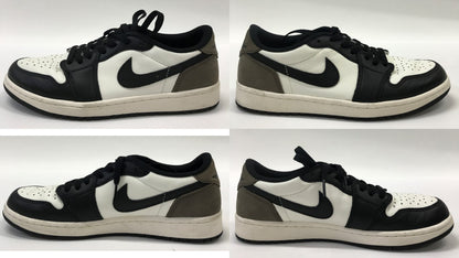 NIKE Air Jordan 1 Retro Low OG Black Sneakers Size 26.5