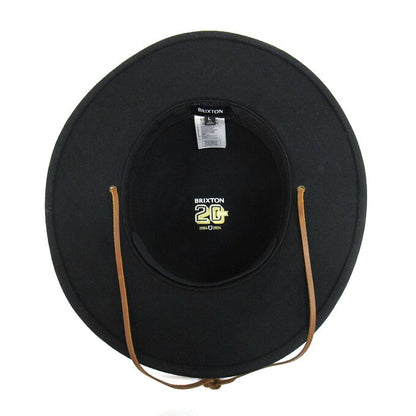 BRIXTON 20th Anniv Tiller Hat Black Size 7 1/2