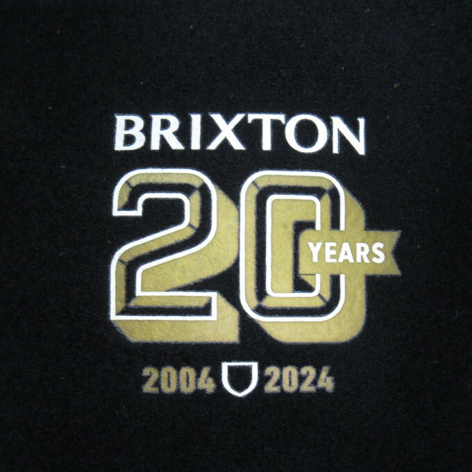 BRIXTON 20th Anniv Tiller Hat Black Size 7 1/2
