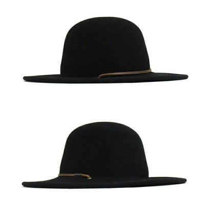 BRIXTON 20th Anniv Tiller Hat Black Size 7 1/2