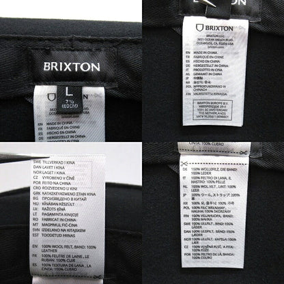 BRIXTON 20th Anniv Tiller Hat Black Size 7 1/2