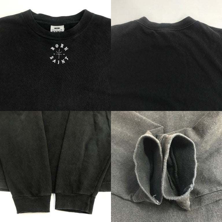SAINT Mxxxxxx BORN SAINT Long Sleeve T-Shirt Black Size XL