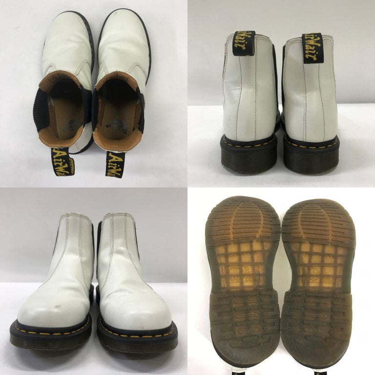 Dr.Martens 2976 White Chelsea Boots Size 27.0