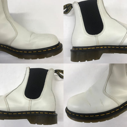Dr.Martens 2976 White Chelsea Boots Size 27.0