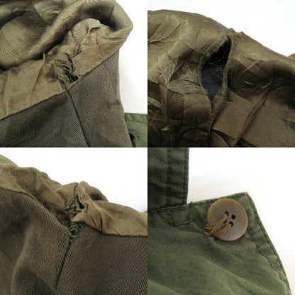 BANANA REPUBLIC Khaki Collar Leather Hunting Jacket Size M