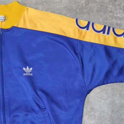 adidas 80s Trefoil Logo USA Track Jacket Size L