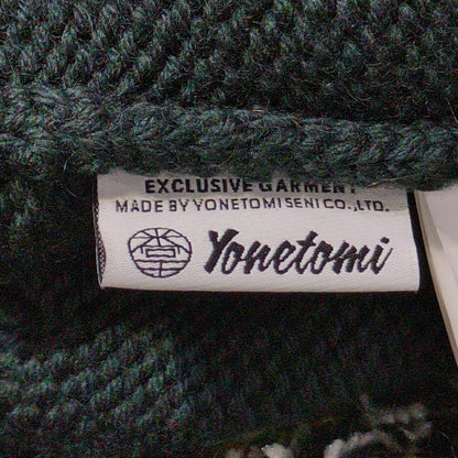 COOHEM 22AW Green Wool Mohair Nordic Sweater Size XL