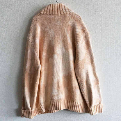 Polo Ralph Lauren Tie-dye Half-zip Knit Sweater Size M