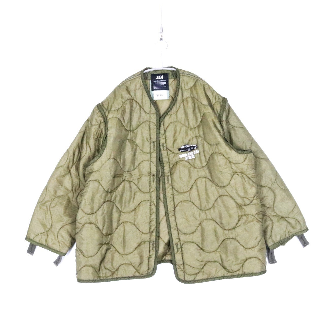 WIND AND SEA 21SS x81TEEZ Logo Jacket Khaki Size FREE