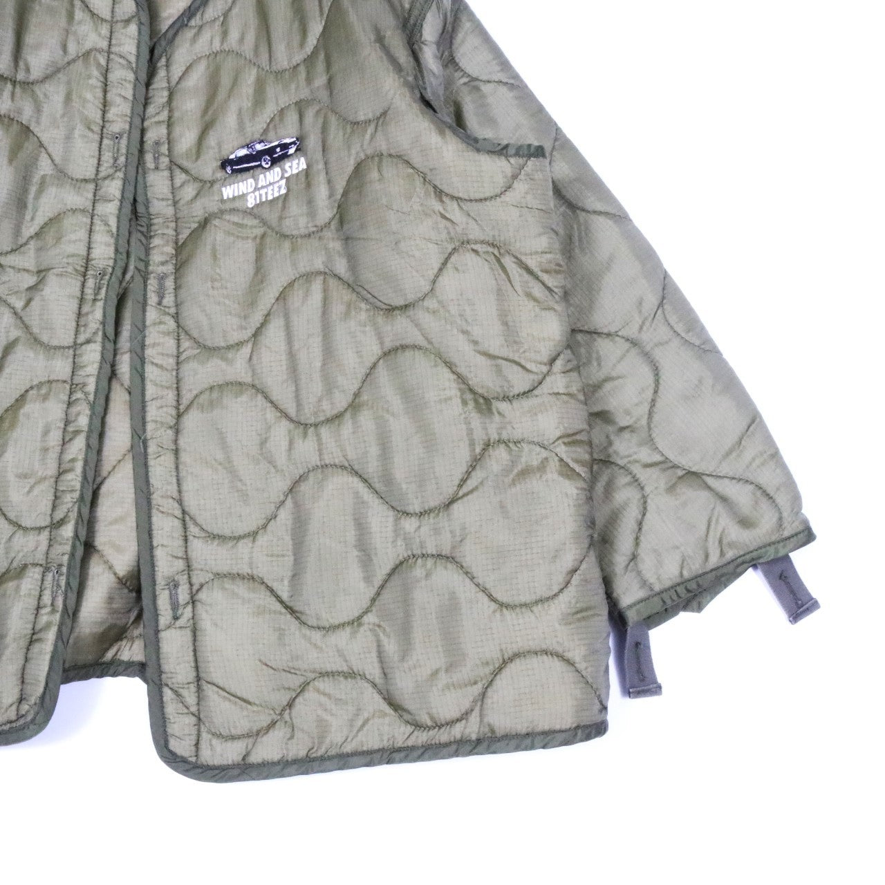 WIND AND SEA 21SS x81TEEZ Logo Jacket Khaki Size FREE