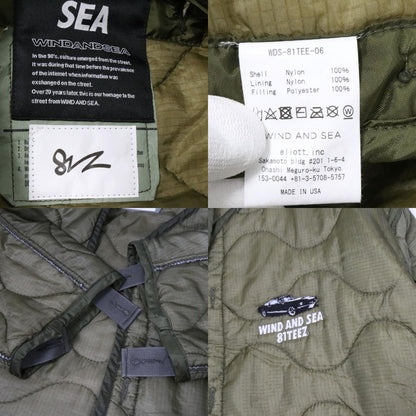 WIND AND SEA 21SS x81TEEZ Logo Jacket Khaki Size FREE