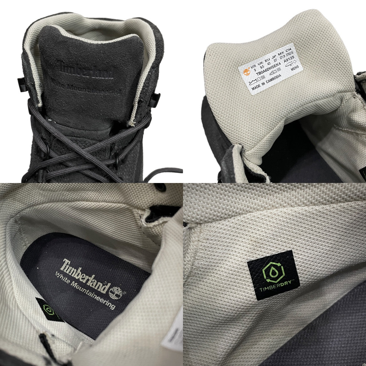 White Mountaineering x Timberland Waterproof Boots Sneakers Size 27