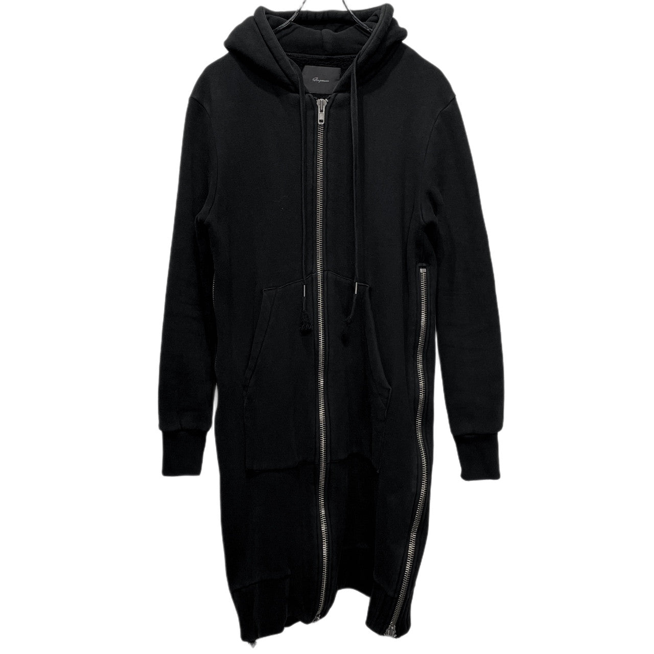 S'exprimer Fleece Lined Double Side Zip Long Hoodie Size 44