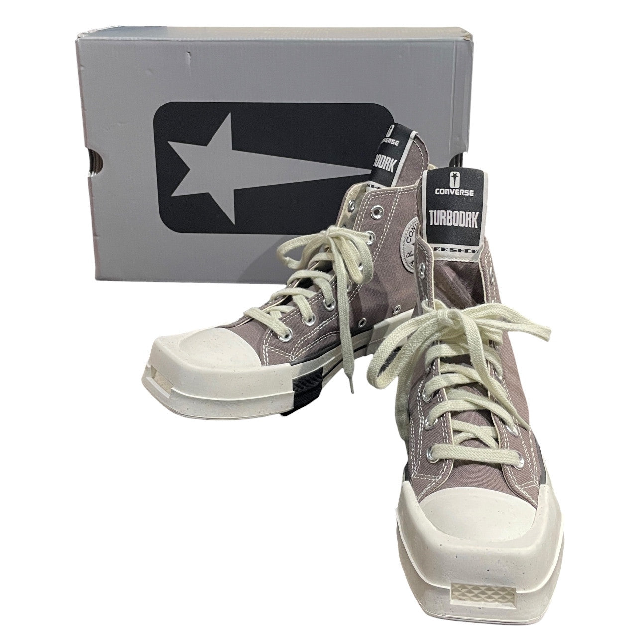 Rick Owens DRKSHDW x CONVERSE TURBODRK Sneakers Size 24.5