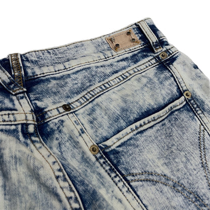 Dolce & Gabbana 00s Y2K Chemical Wash Low-Rise Jeans Size 27