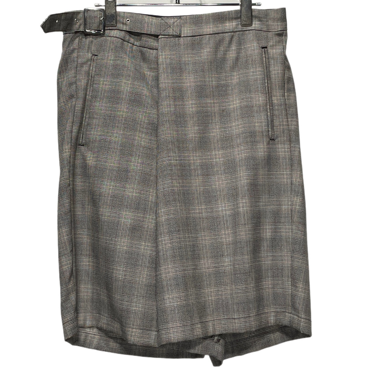 FACETASM 23SS Gray Glen Check Wrap Design Shorts Pants Size 5