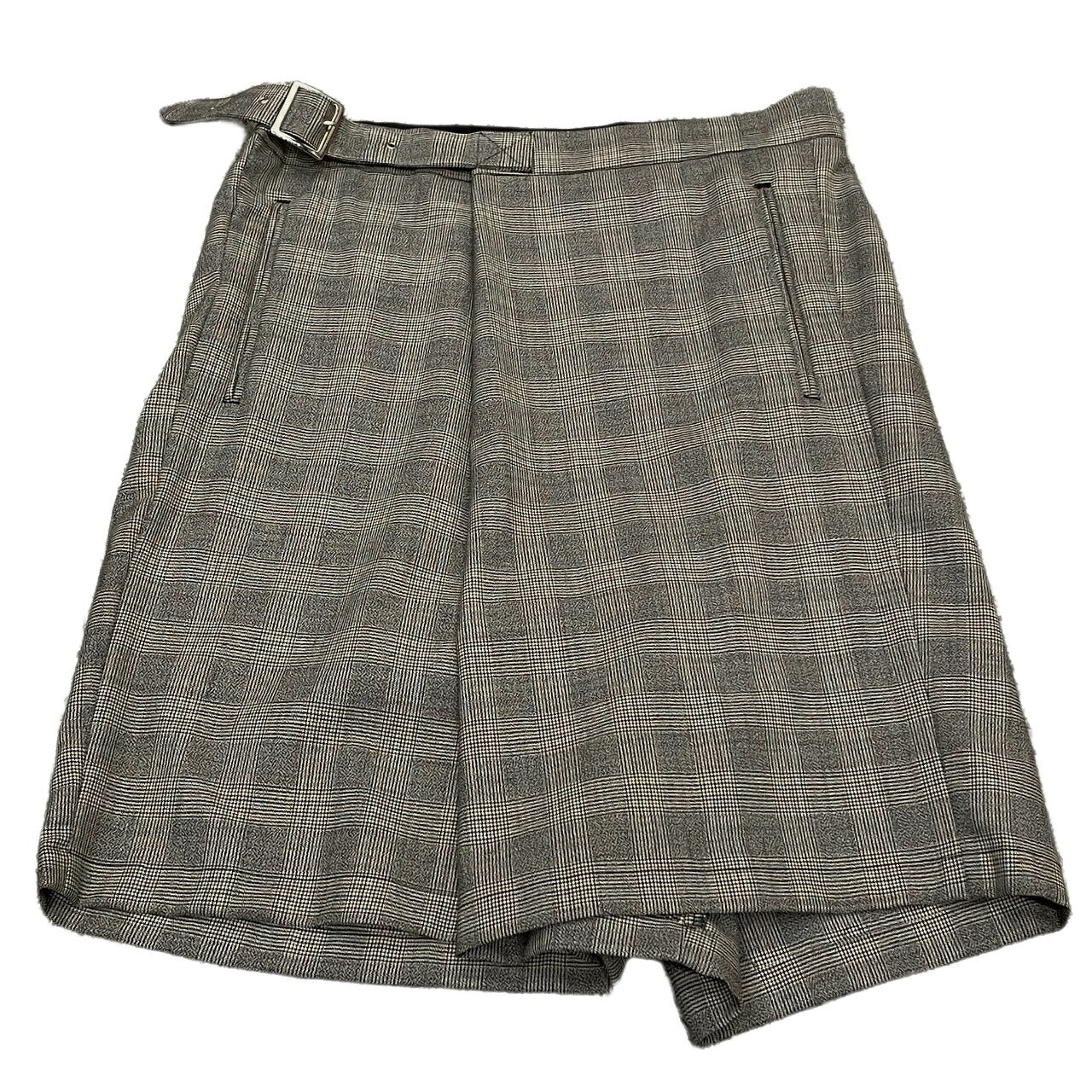 FACETASM 23SS Gray Glen Check Wrap Design Shorts Pants Size 5