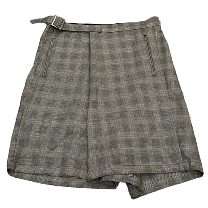 FACETASM 23SS Gray Glen Check Wrap Design Shorts Pants Size 5