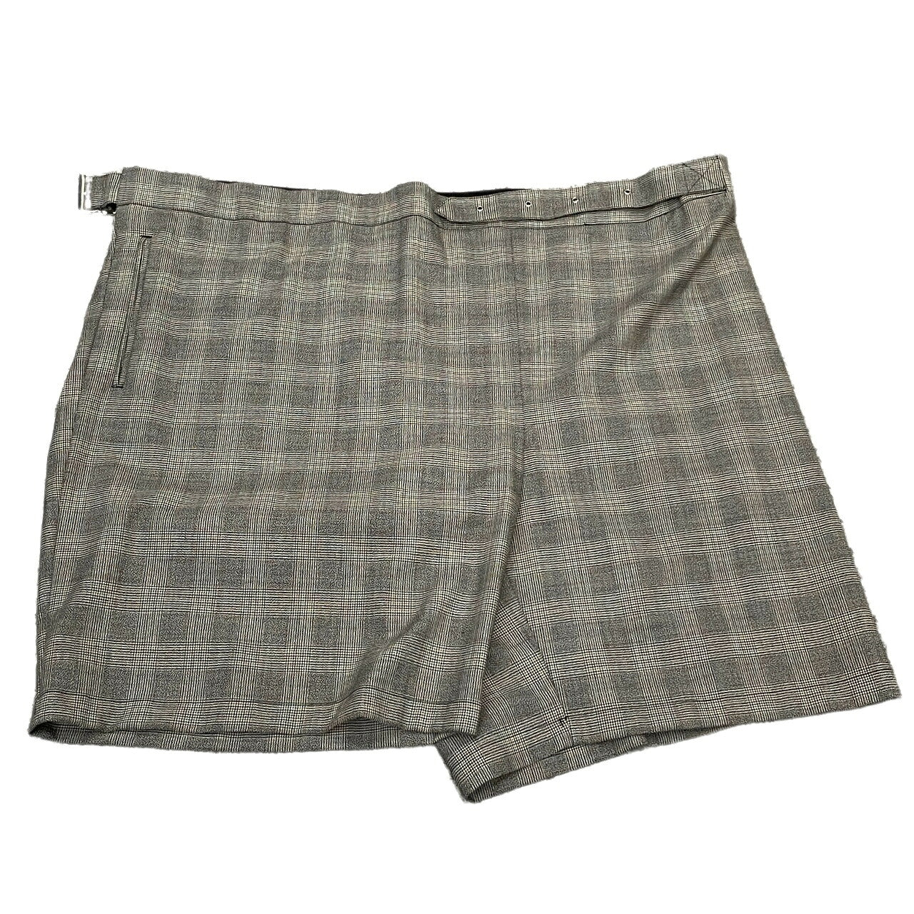 FACETASM 23SS Gray Glen Check Wrap Design Shorts Pants Size 5
