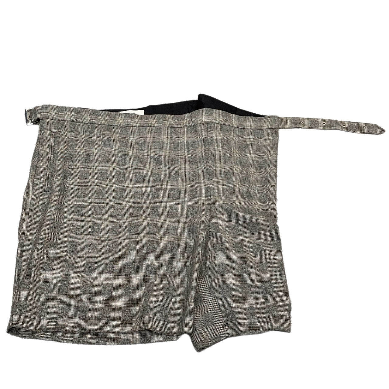 FACETASM 23SS Gray Glen Check Wrap Design Shorts Pants Size 5