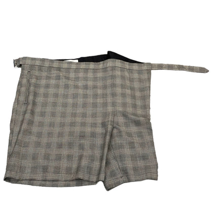 FACETASM 23SS Gray Glen Check Wrap Design Shorts Pants Size 5