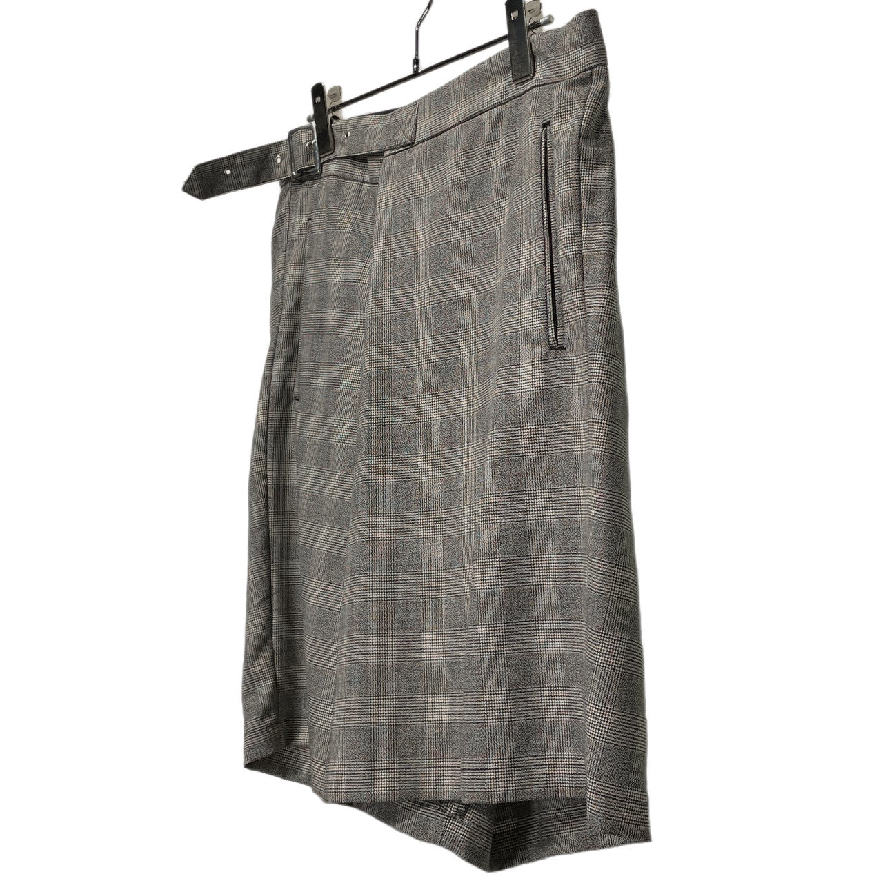 FACETASM 23SS Gray Glen Check Wrap Design Shorts Pants Size 5